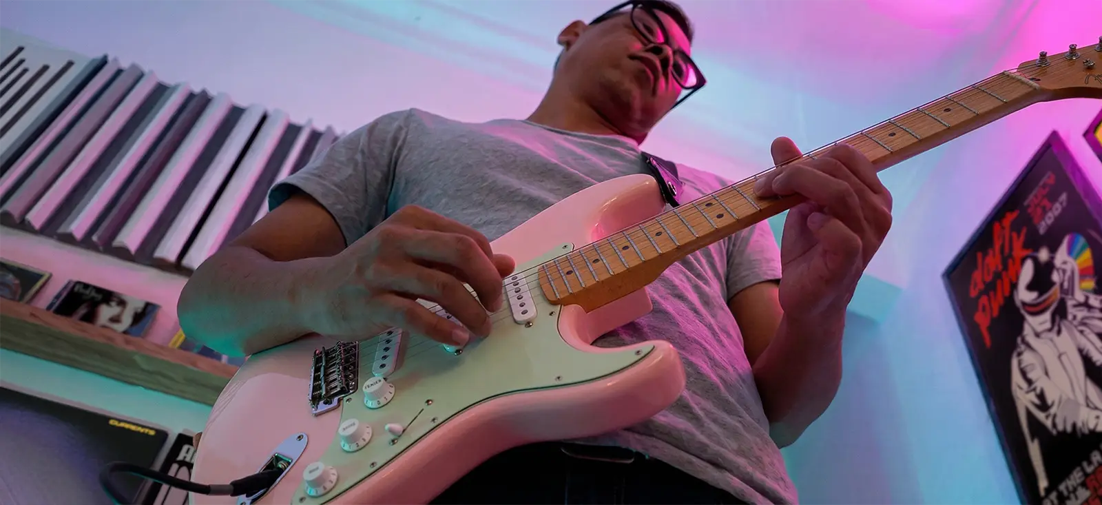 Denarra Playing The Guitar